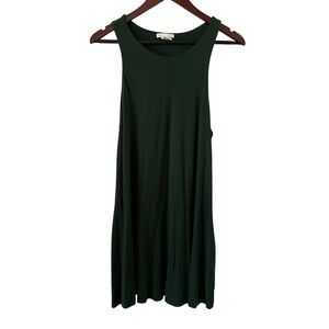 H&M Basic Green Sleeveless Tank Dress Size Small